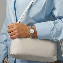 Load image into Gallery viewer, seiko 5 sports hebitama snxs in mixed metal
