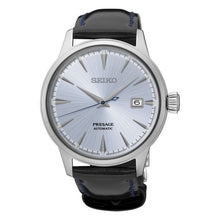 Load image into Gallery viewer, seiko presage cocktail automatic stainless steel black strap watch
