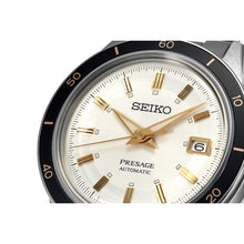 Load image into Gallery viewer, seiko presage automatic ivory dial, 40.8mm 5bar, bracelet watch
