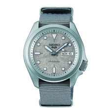 Load image into Gallery viewer, seiko seiko 5 sports concrete  automatic silver dial, 40mm, 10bar, nylon  watch
