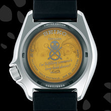 Load image into Gallery viewer, seiko 5 sports one piece &quot;trafalgar d. water law&quot; 5,000 piece worldwide limited edition
