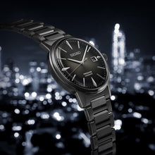 Load image into Gallery viewer, seiko presage cocktail time: �the black velvet� black ion plated watch
