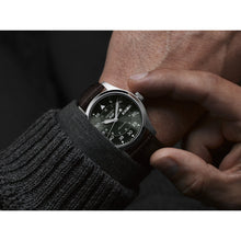 Load image into Gallery viewer, seiko seiko 5 flieger field suits style green dial strap watch
