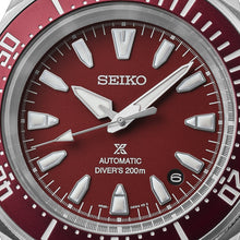 Load image into Gallery viewer, seiko prospex 4r red divers watch
