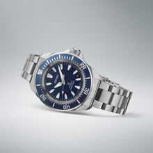 Load image into Gallery viewer, seiko prospex 4r compact mechanical diver's watch in cobalt blue
