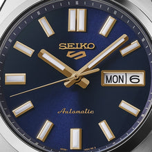 Load image into Gallery viewer, seiko 5 sports snxs vintage gold collection � in blazer blue
