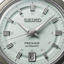 Load image into Gallery viewer, seiko presage style 60s in ice green bracelet watch
