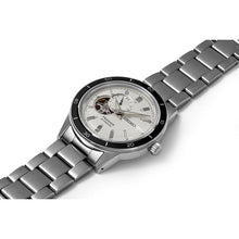 Load image into Gallery viewer, seiko presage style 60 automatic dual time, open heart, ivory dial, 40.8mm 5bar, bracelet watch
