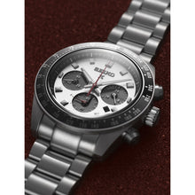 Load image into Gallery viewer, prospex speedtimer 41.4mm solar chronograph black &amp; grey bezel stainless steel bracelet watch
