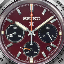 Load image into Gallery viewer, seiko red dial european exclusive speedtimer
