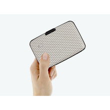 Load image into Gallery viewer, ogon stockholm carbon aluminium credit card holder diamond print
