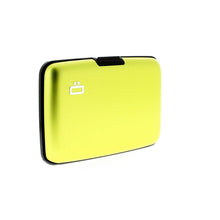 Load image into Gallery viewer, ogon stockholm lime aluminium credit card holder
