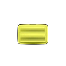 Load image into Gallery viewer, ogon stockholm lime aluminium credit card holder
