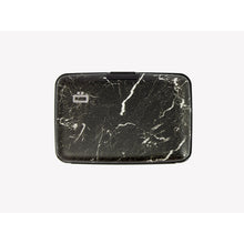 Load image into Gallery viewer, ogon stockholm carbon aluminium credit card holder marble print
