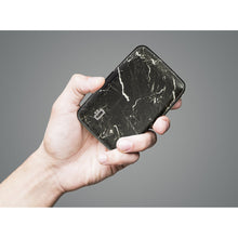 Load image into Gallery viewer, ogon stockholm carbon aluminium credit card holder marble print
