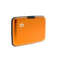Load image into Gallery viewer, ogon stockholm orange aluminium credit card holder
