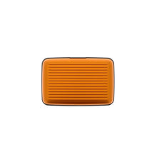 Load image into Gallery viewer, ogon stockholm orange aluminium credit card holder

