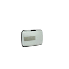 Load image into Gallery viewer, ogon silver aluminium credit card holder with money clip
