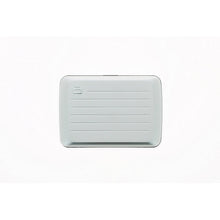 Load image into Gallery viewer, ogon stockholmv2 silver aluminium credit card holder  metal lock
