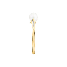 Load image into Gallery viewer, morellato silver perla ring silv925 yg pearl 5-5.5mm sz16
