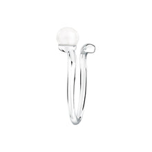 Load image into Gallery viewer, morellato silver perla ring silv925 rh pearl 6-6.5mm sz16
