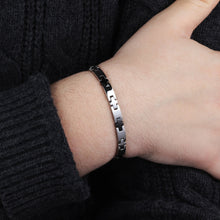 Load image into Gallery viewer, sector basic bracelet st.steel black pvd 225mm
