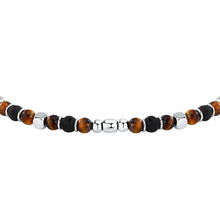 Load image into Gallery viewer, sector jewels basic bracelet tiger eye stone &amp; lava &amp; hematite 19+3cm
