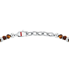 Load image into Gallery viewer, sector jewels basic bracelet tiger eye stone &amp; lava &amp; hematite 19+3cm
