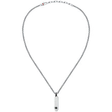 Load image into Gallery viewer, sector basic necklace pendant steel black 45+5cm
