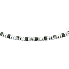 Load image into Gallery viewer, sector basic bracelet stainless steel deep jade green 19+3cm
