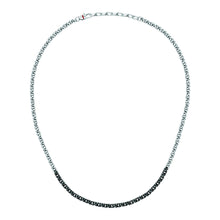 Load image into Gallery viewer, sector basic necklace stainless steel + ip black 55cm
