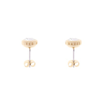 Load image into Gallery viewer, ted baker-crystal stud earring gold
