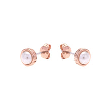 Load image into Gallery viewer, ted baker-sina rose gold tone pearl stud earring

