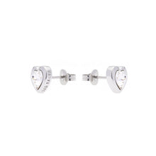 Load image into Gallery viewer, ted baker-crystal heart silver earring
