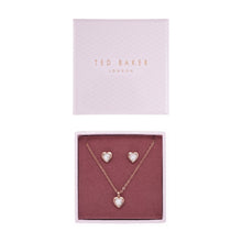 Load image into Gallery viewer, ted baker-: crystal heart gift set rose gold
