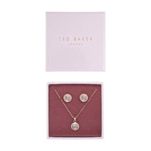 Load image into Gallery viewer, ted baker-mini button gift set rose gold silver glitter
