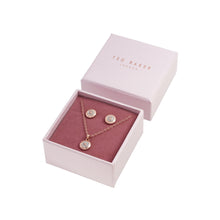Load image into Gallery viewer, ted baker-mini button gift set rose gold silver glitter
