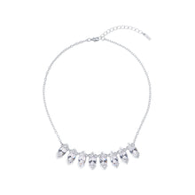 Load image into Gallery viewer, ilsaa: arctic crystal necklace silver
