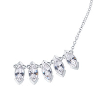 Load image into Gallery viewer, ilsaa: arctic crystal necklace silver
