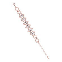 Load image into Gallery viewer, incaa: arctic crystal bracelet rose gold
