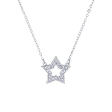 Load image into Gallery viewer, shakera: enchanted star pendant silver
