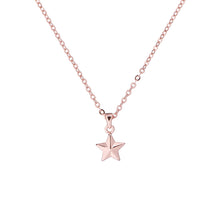 Load image into Gallery viewer, shona: shooting star pendant rose gold
