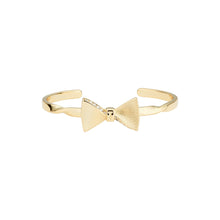 Load image into Gallery viewer, ted baker- crystal tux bow gold cuff

