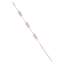 Load image into Gallery viewer, ted baker-: solitaire bow bracelet rose gold
