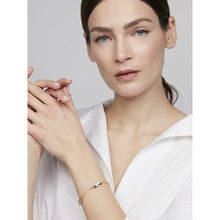 Load image into Gallery viewer, sorell: solitaire bow bracelet gold
