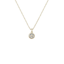 Load image into Gallery viewer, blenra: mother of pearl pendant button pale gold
