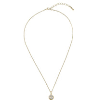 Load image into Gallery viewer, blenra: mother of pearl pendant button pale gold
