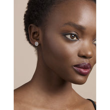 Load image into Gallery viewer, ted baker-dolly mix round glitter rose gold stud earring

