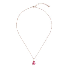 Load image into Gallery viewer, ted baker cashell: crystal candy teardrop rose gold pendant
