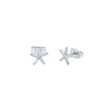 Load image into Gallery viewer, ted baker-starfish earrings silver
